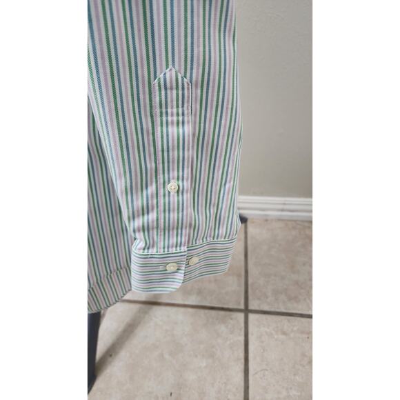Brooks Brothers Size L Striped 346 LS Shirt Non Iron Button Down - Picture 4 of 6